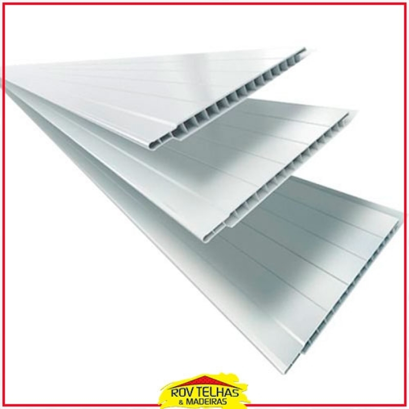 Forro de Pvc Branco Liso Guarulhos - Forro de Pvc Liso Branco