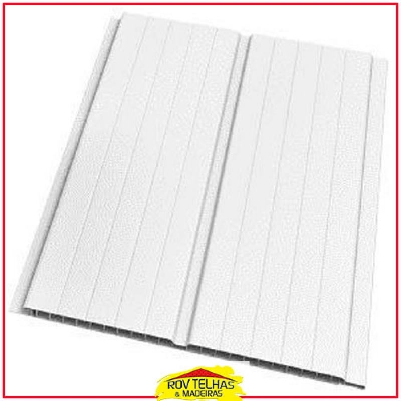 Forro de Pvc Branco Santa Isabel - Forro de Pvc Liso Branco