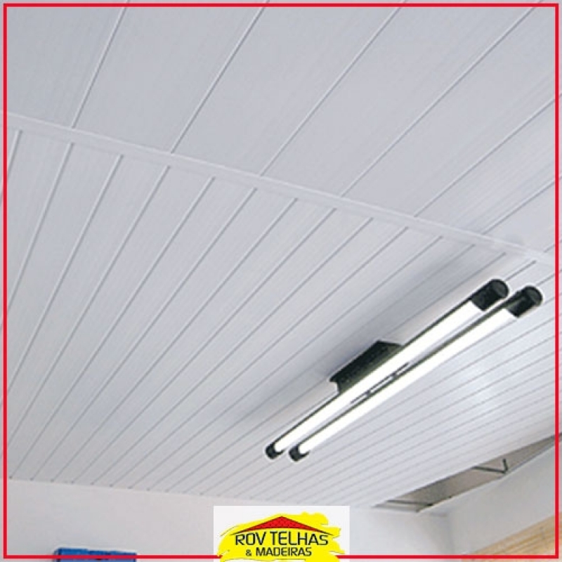 Forro de Pvc Diagonal Valores Bragança Paulista - Forro de Pvc Liso Branco