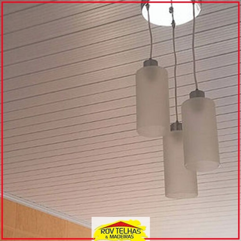 Forro de Pvc Laminado Valores Mogi das Cruzes - Forro de Pvc Liso