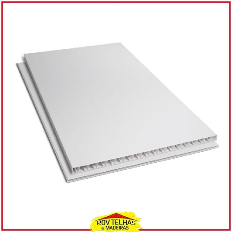 Forro de Pvc Liso Branco Valores Santa Isabel - Forro de Pvc Liso