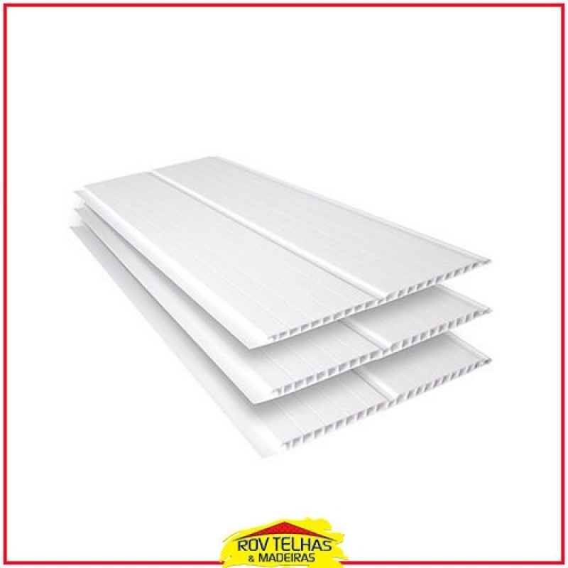 Forros de Pvc Acabamento Campinas - Forro de Pvc Branco Liso