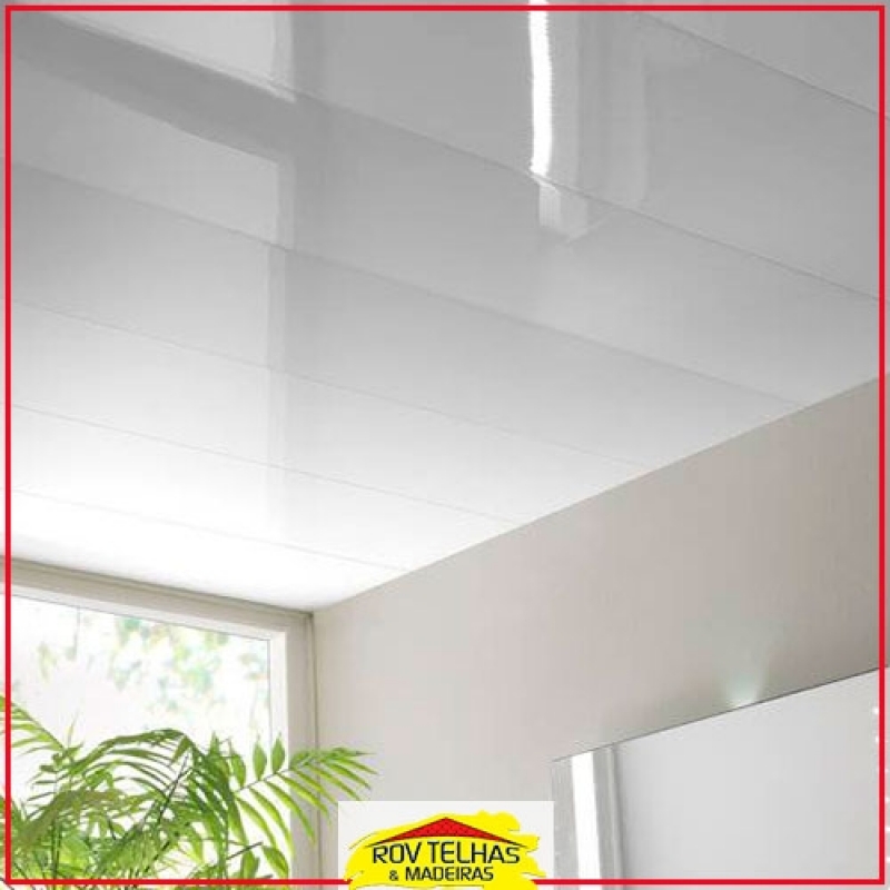 Quanto Custa o Forro de Pvc Laminado Guarulhos - Forro de Pvc Liso Branco